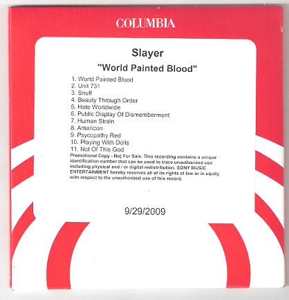 Slayer - World Painted Blood