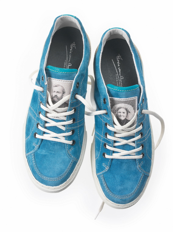 Floris van Bommel - Turquoise Sneaker