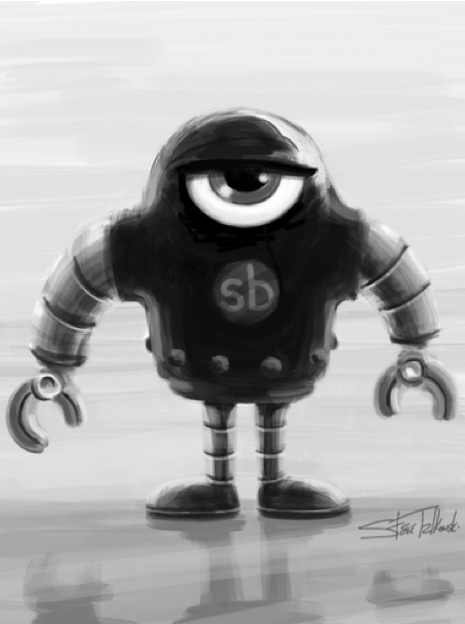 Steve Talkowski: „Sketchbot Monochrome“