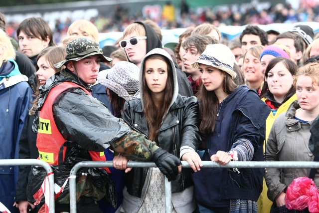 Ja, Kopfbekleidung war beim diesjährigen Hurricane-Festival keine so schlechte Idee...