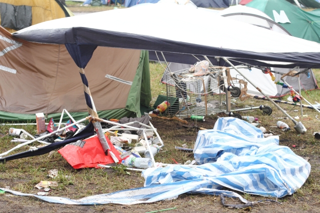 Was vom Hurricane übrig blieb...