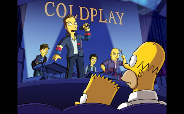 Coldplay bei den Simpsons