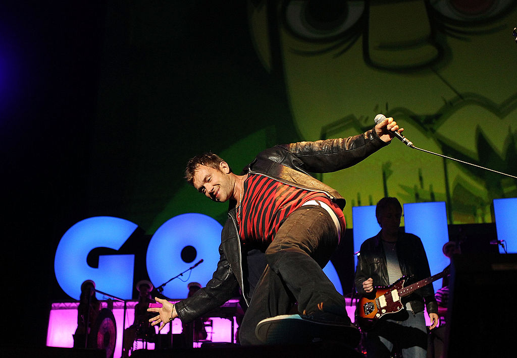 Damon Albarn bem Sydney-Konzert der Gorillaz im Jahr 2010
