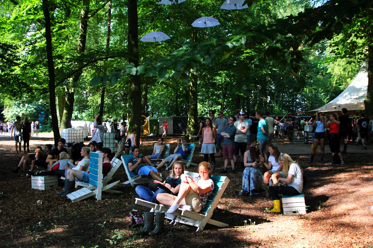 Atmosphäre beim Appletree Garden 2016