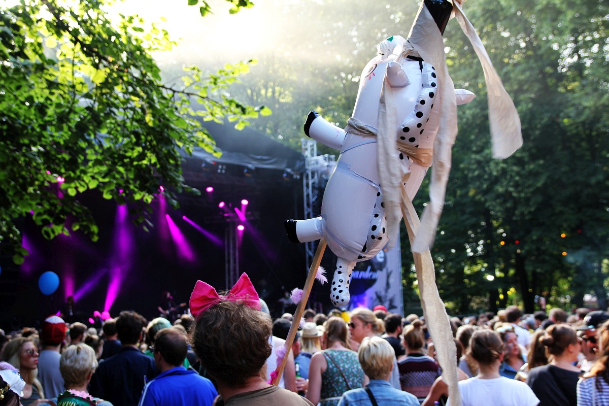 Atmosphäre beim Appletree Garden 2016