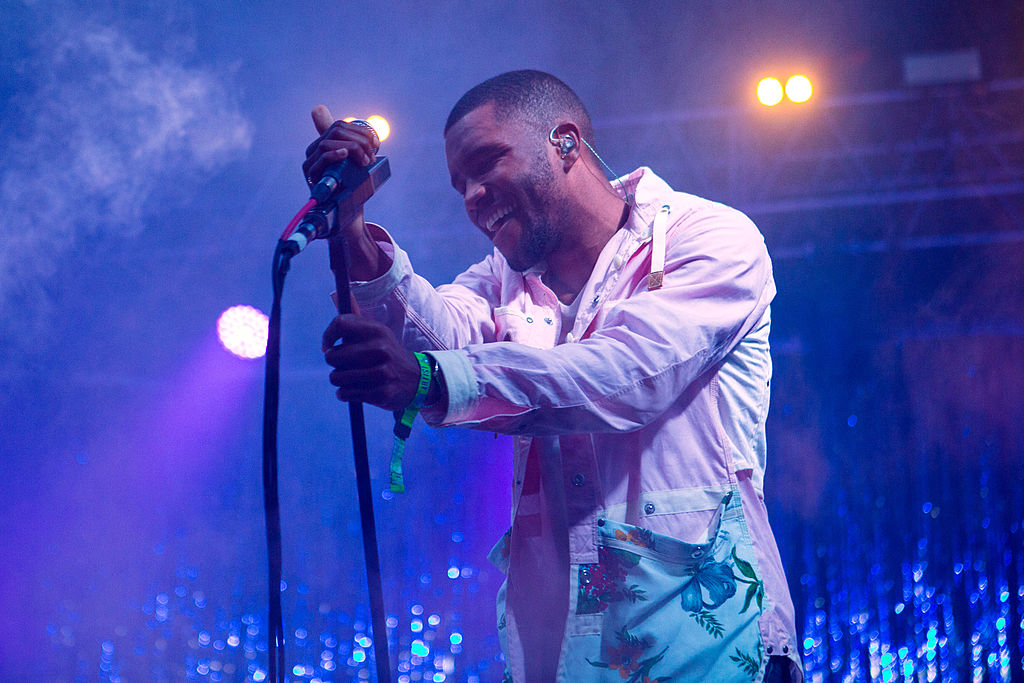 Frank Ocean live beim Bonnaroo Festival in Tennessee im Jahr 2014