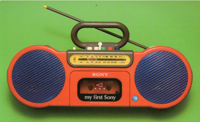 Eine Boombox von Sony