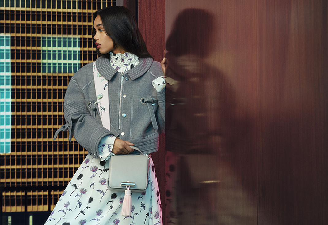 Model Laura Harrier in der „Reelest Real“-Kampagne von Kenzo