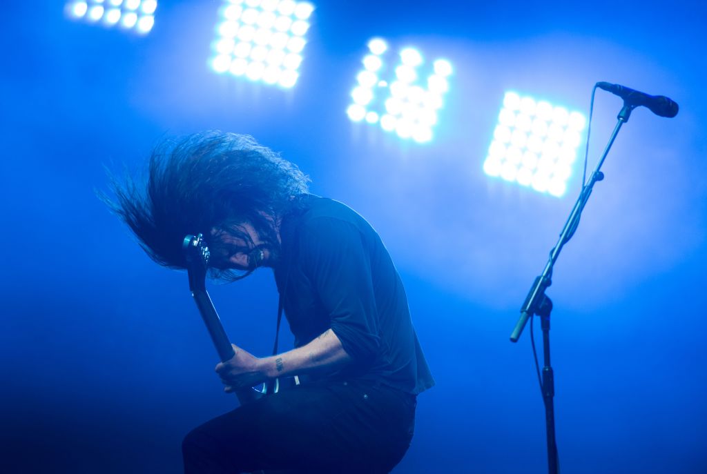 Mattenschwinger: Dave Grohl mit den Foo Fighters am 24. Juni 2017 beim Glastonbury Festival