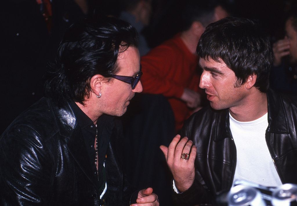 Kennen sich schon länger: Bono und Noel, hier bei den NME Awards 1995