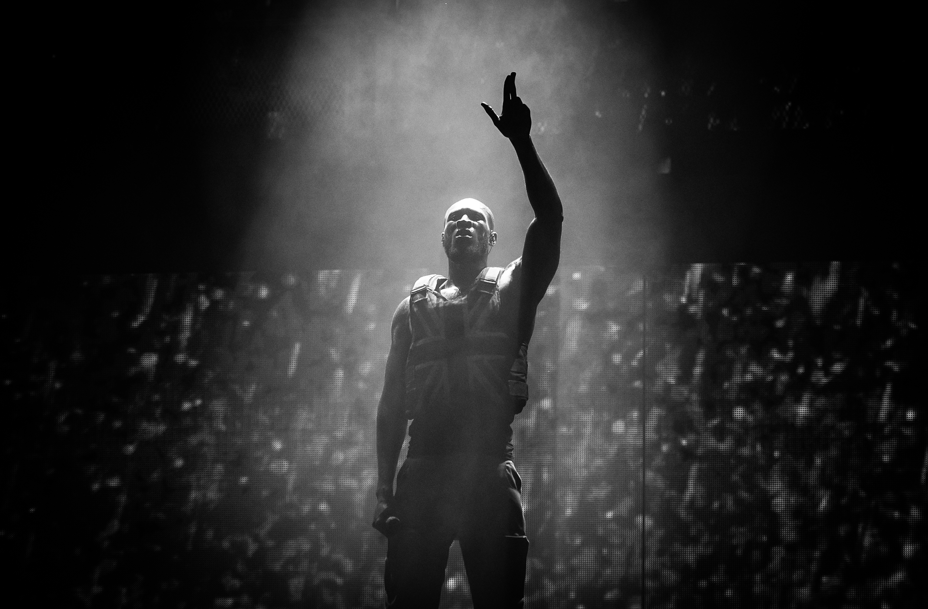 Stormzy auf dem Glastonbury Festival im Juni 2019