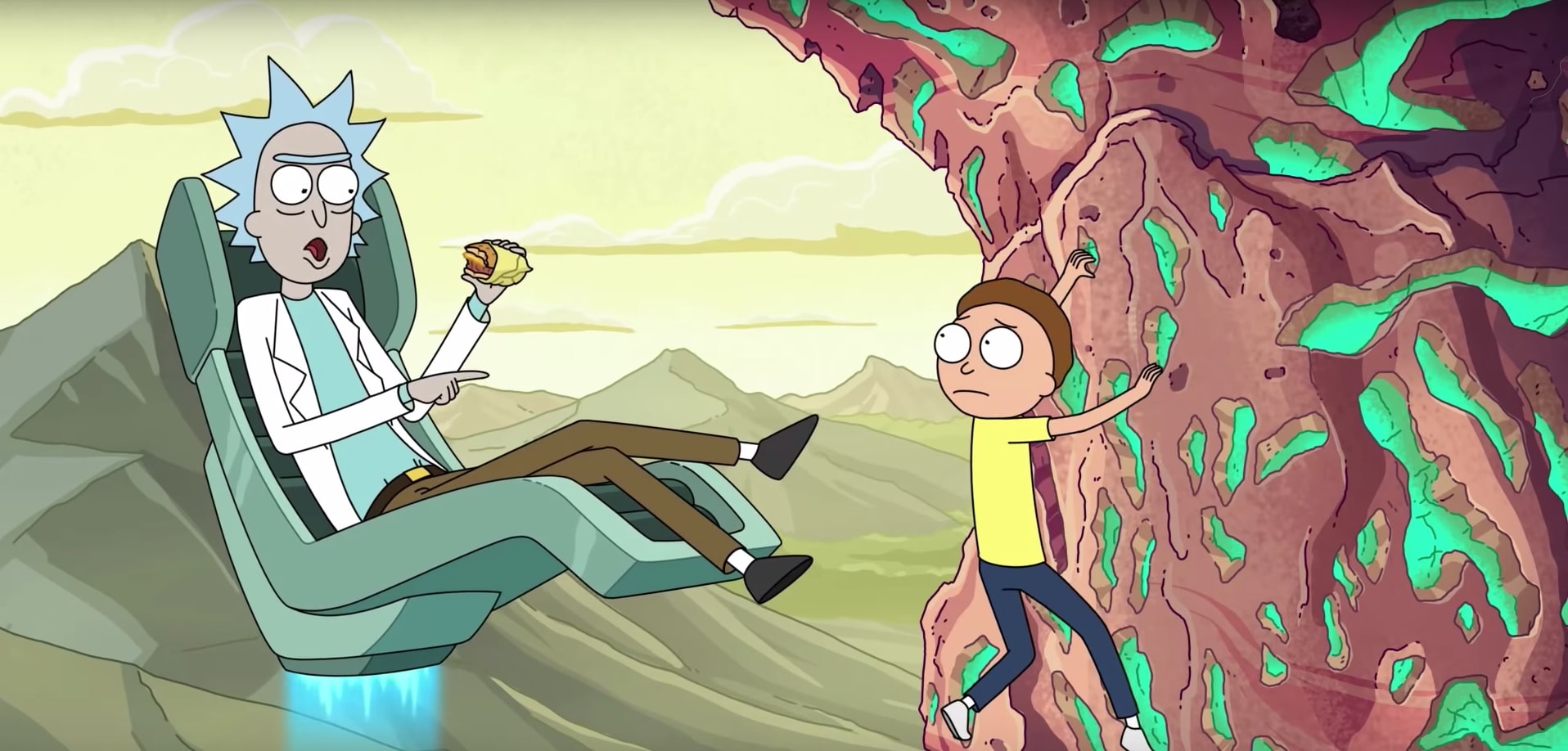 Screenshot aus dem Trailer zur vierten Staffel „Rick and Morty"