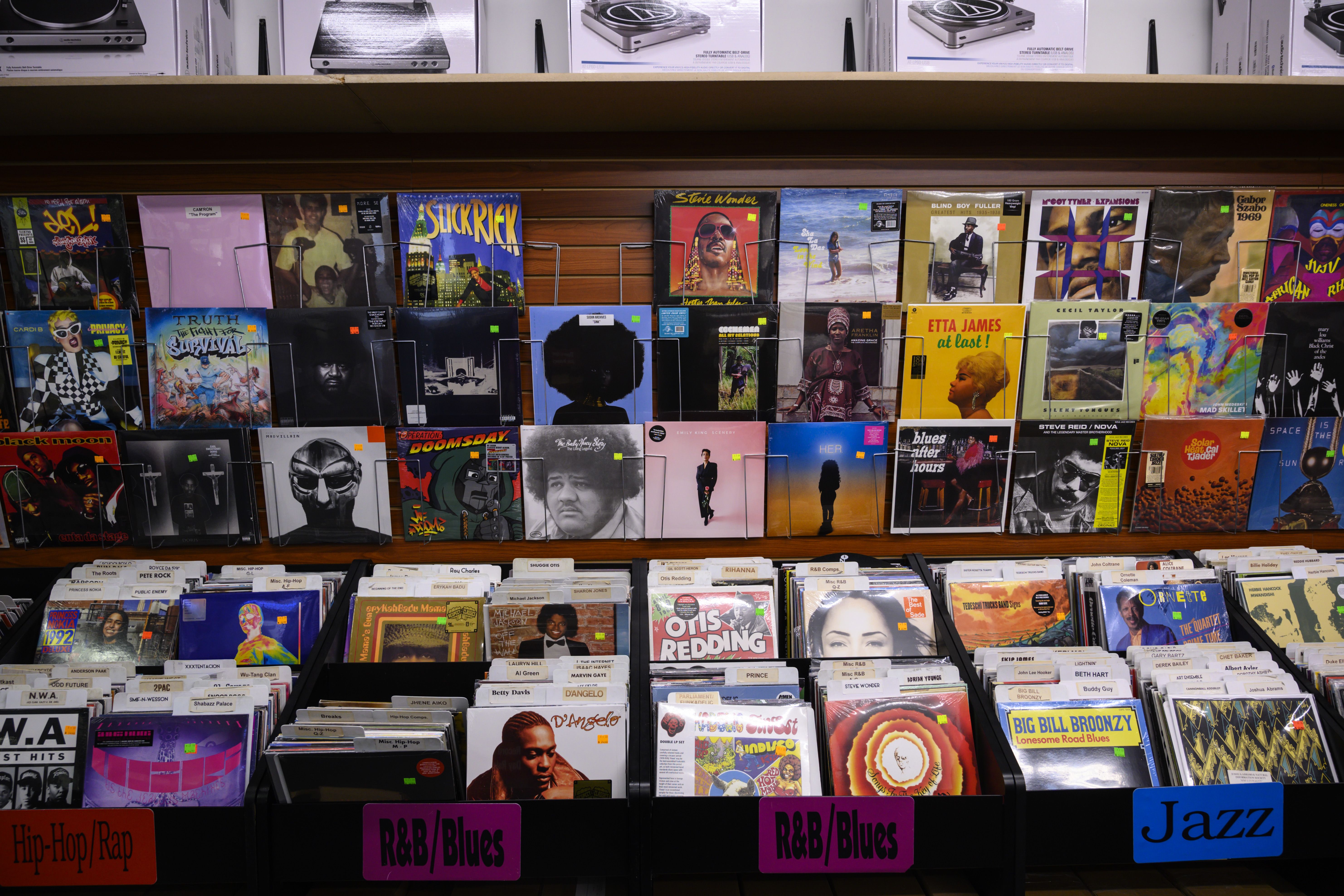 Der Sound Garden Record Shop in Fells Point, Baltimore