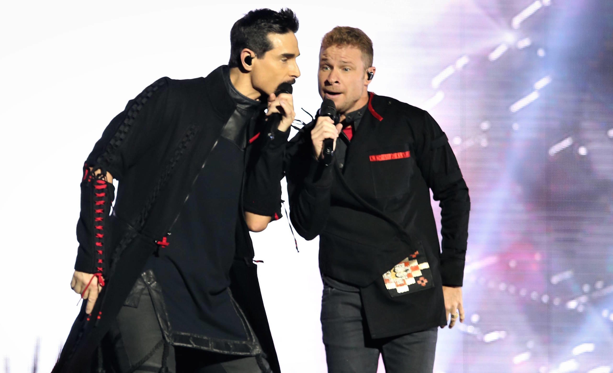 Kevin Richardson und Brian Litrell von den Backstreet Boys