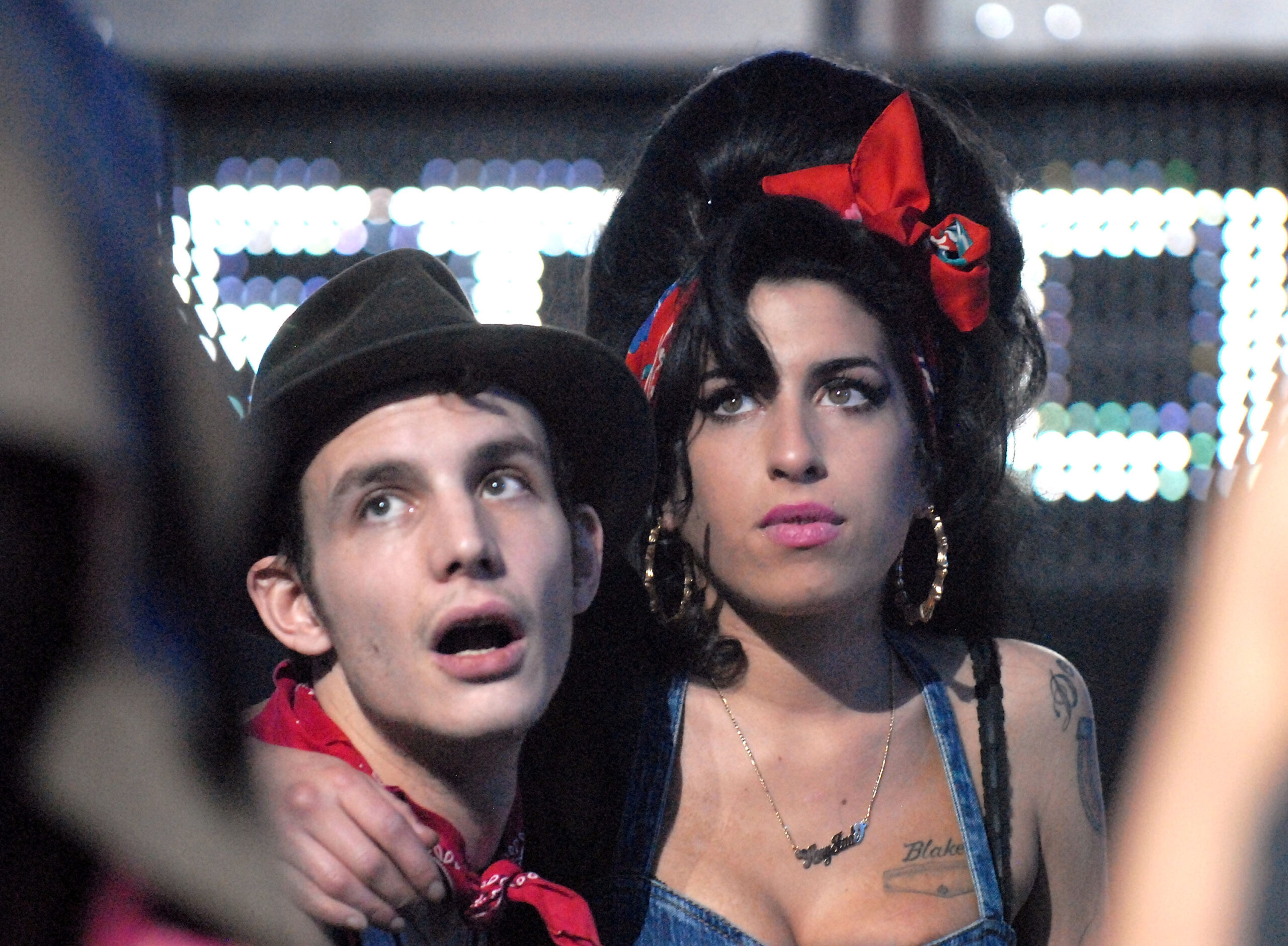 Blake Fielder-Civil und Amy Winehouse während der 2007er MTV Europe Music Awards.