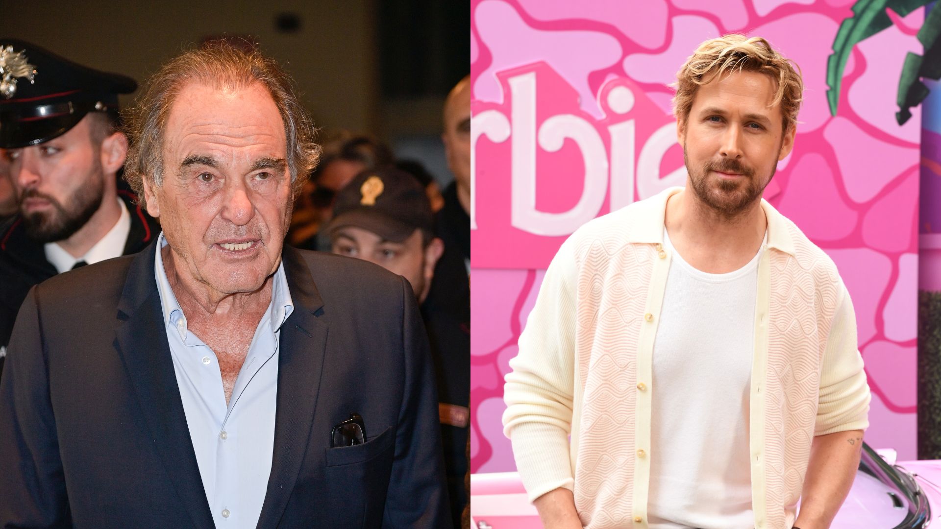 Oliver Stone und Ryan Gosling