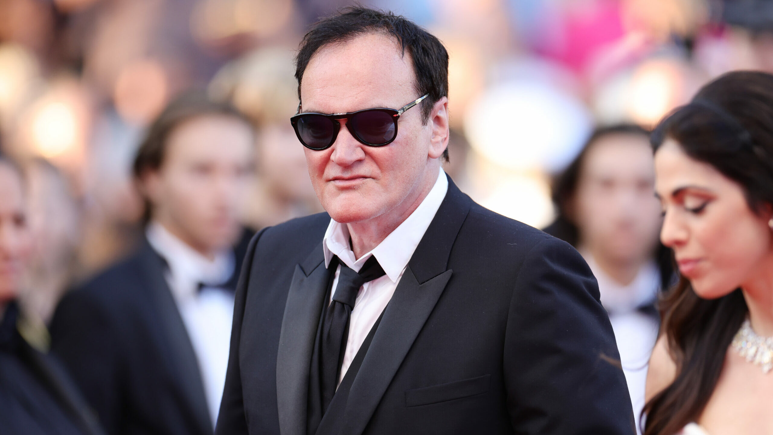 Quentin Tarantino auf dem roten Teppich beim Filmfestival in Cannes 2023