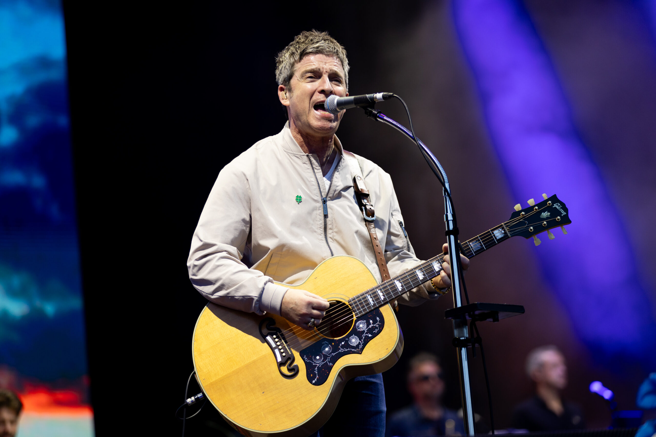 CARDIFF, WALES - JULY 17: (EDITORIAL USE ONLY) Noel Gallagher performs at Cardiff Castle on July 17, 2024 in Cardiff, Wales. (Photo by Mike Lewis Photography/Redferns)