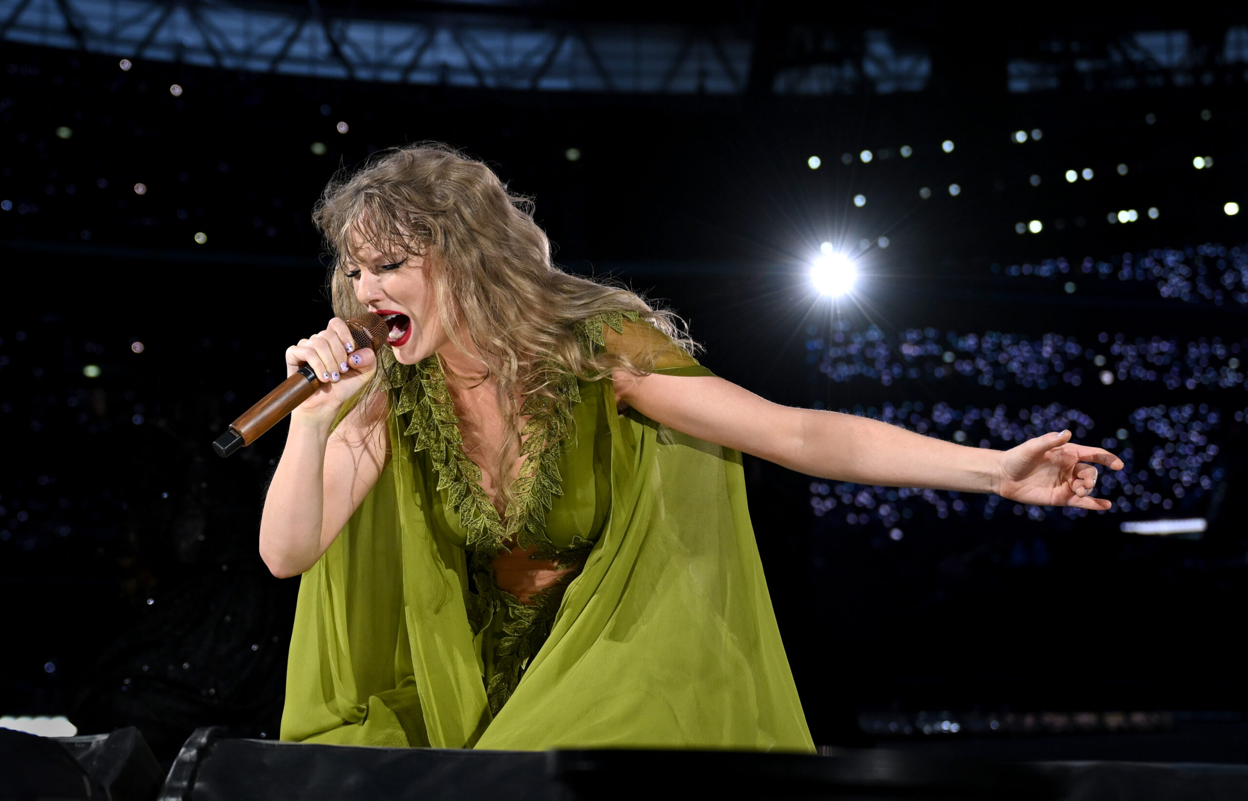 Taylor Swift live während ihrer „The Eras Tour“ im Wembley Stadion 2024