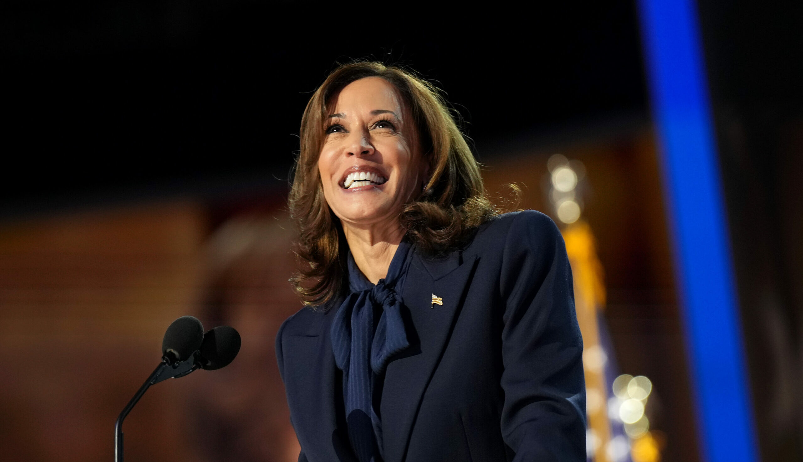 Kamala Harris beim Demokratischen Nationalkonvent in Chicago, Illinois