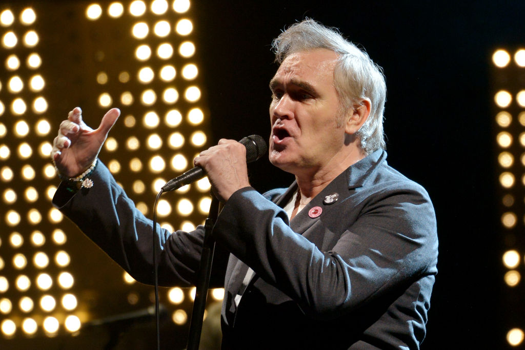 Morrissey performt live im Wembley-Stadion im März 2020