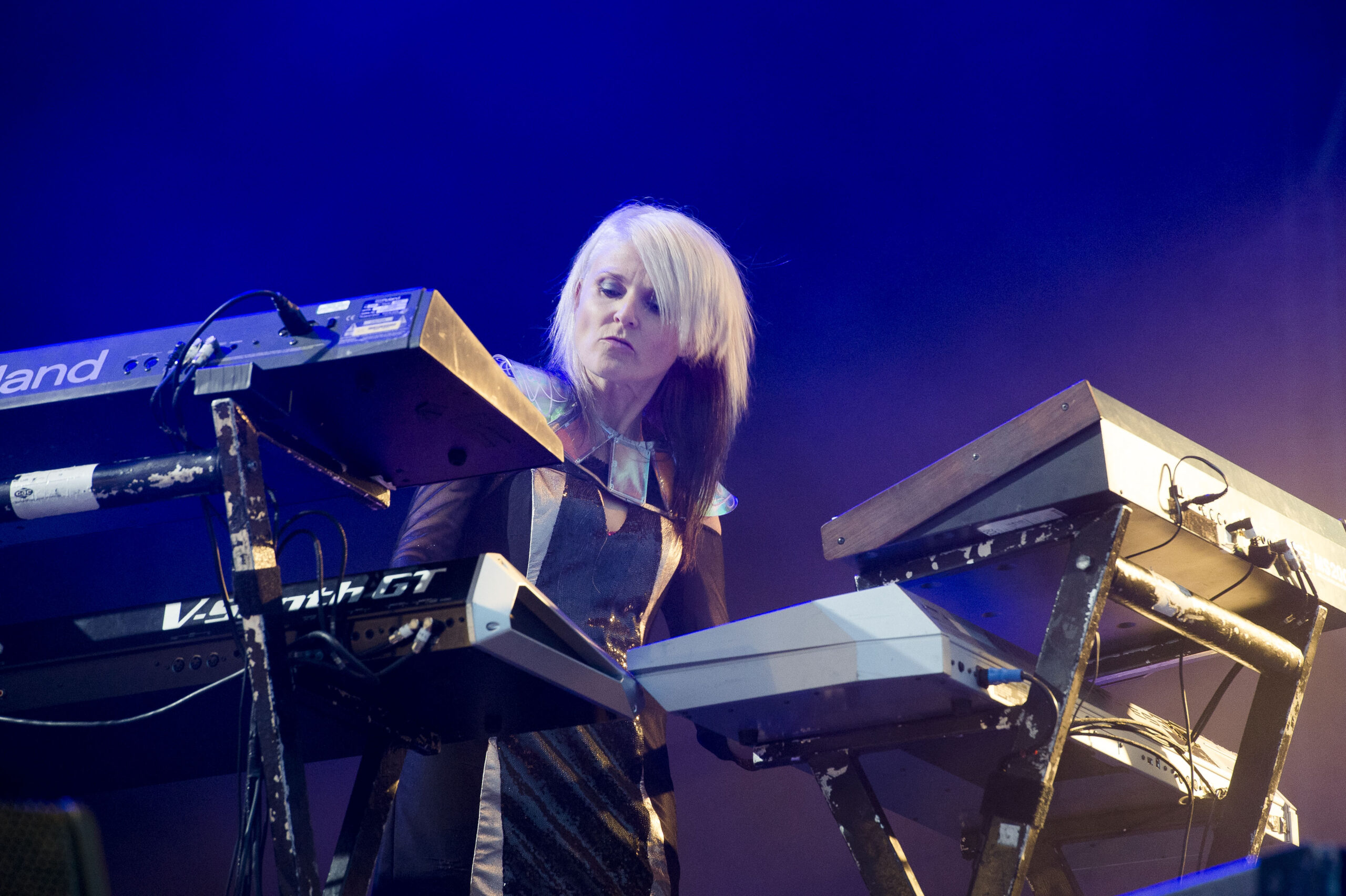 Sister Bliss von Faithless bei Belsonic im Titanic Slipways in Belfast 2016