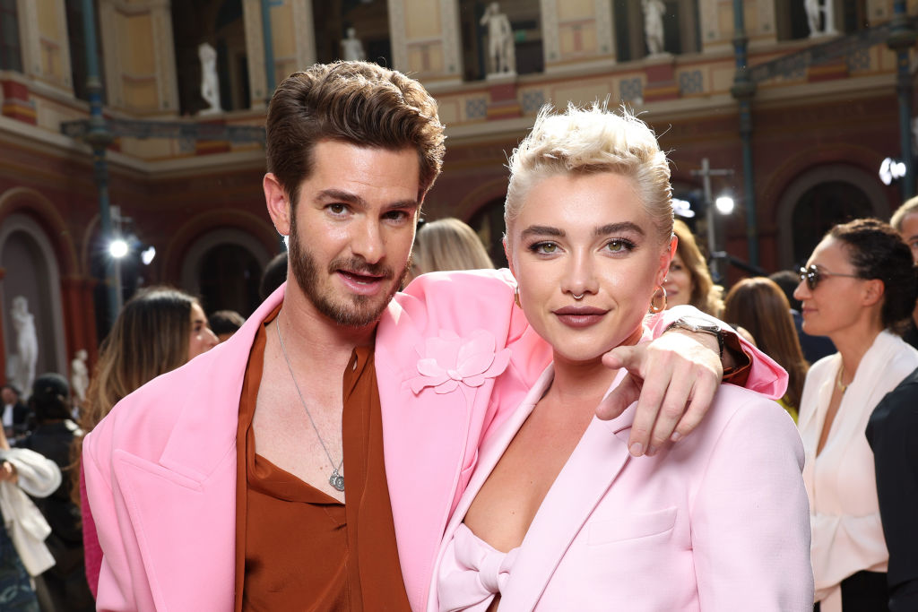 Andrew Garfield und Florence Pugh (Oktober 2024)