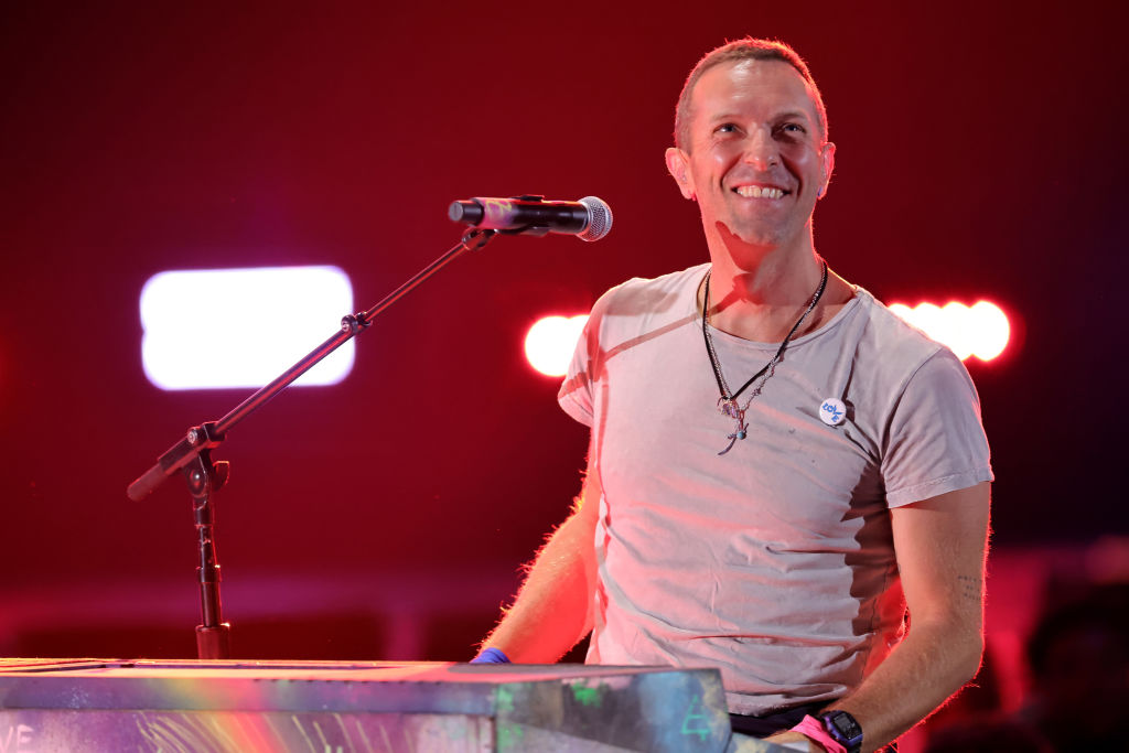 Chris Martin bei einem Auftritt in Las Vegas (September 2024)