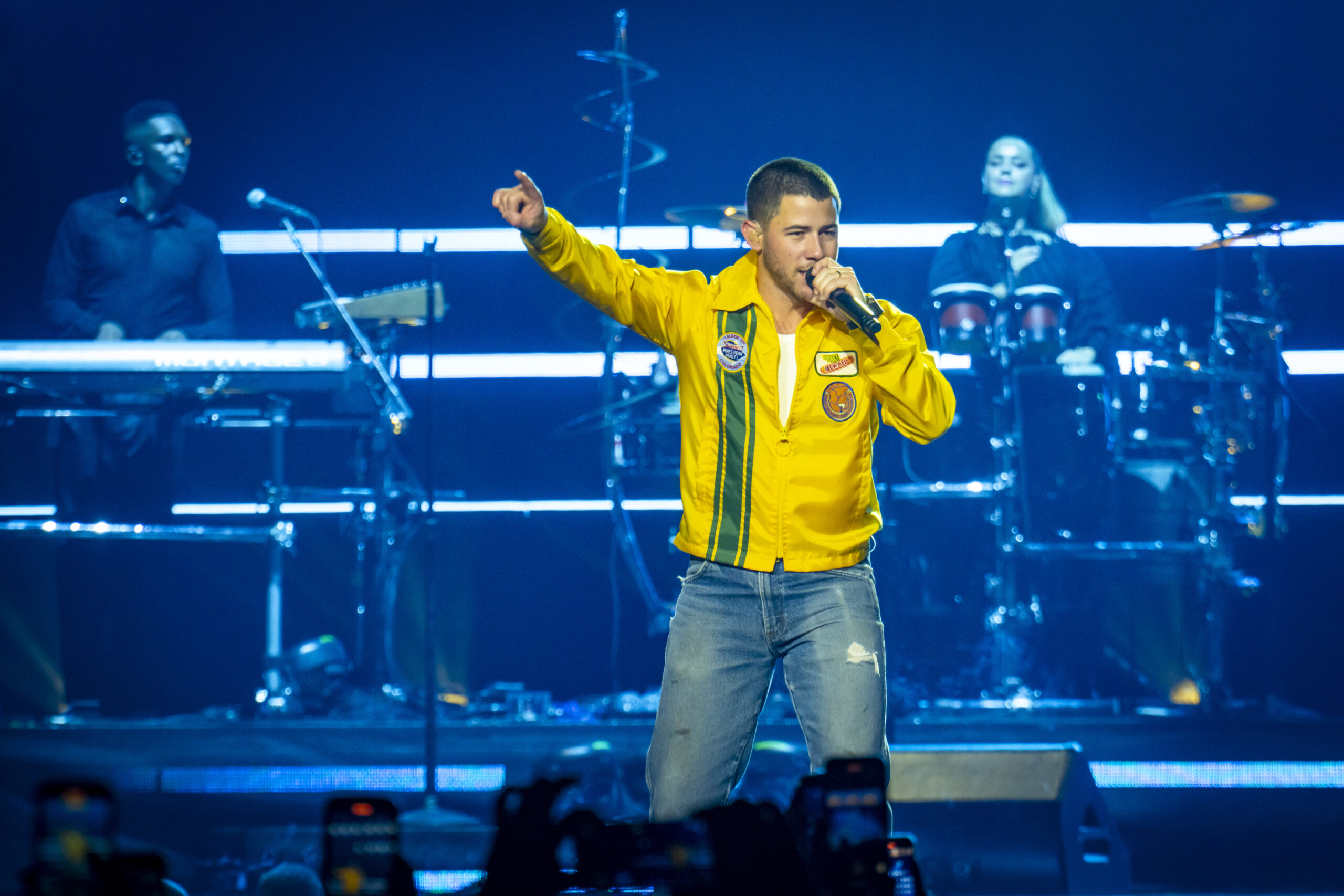 Nick Jonas live mit den Jonas Brothers in Mailand, 2024