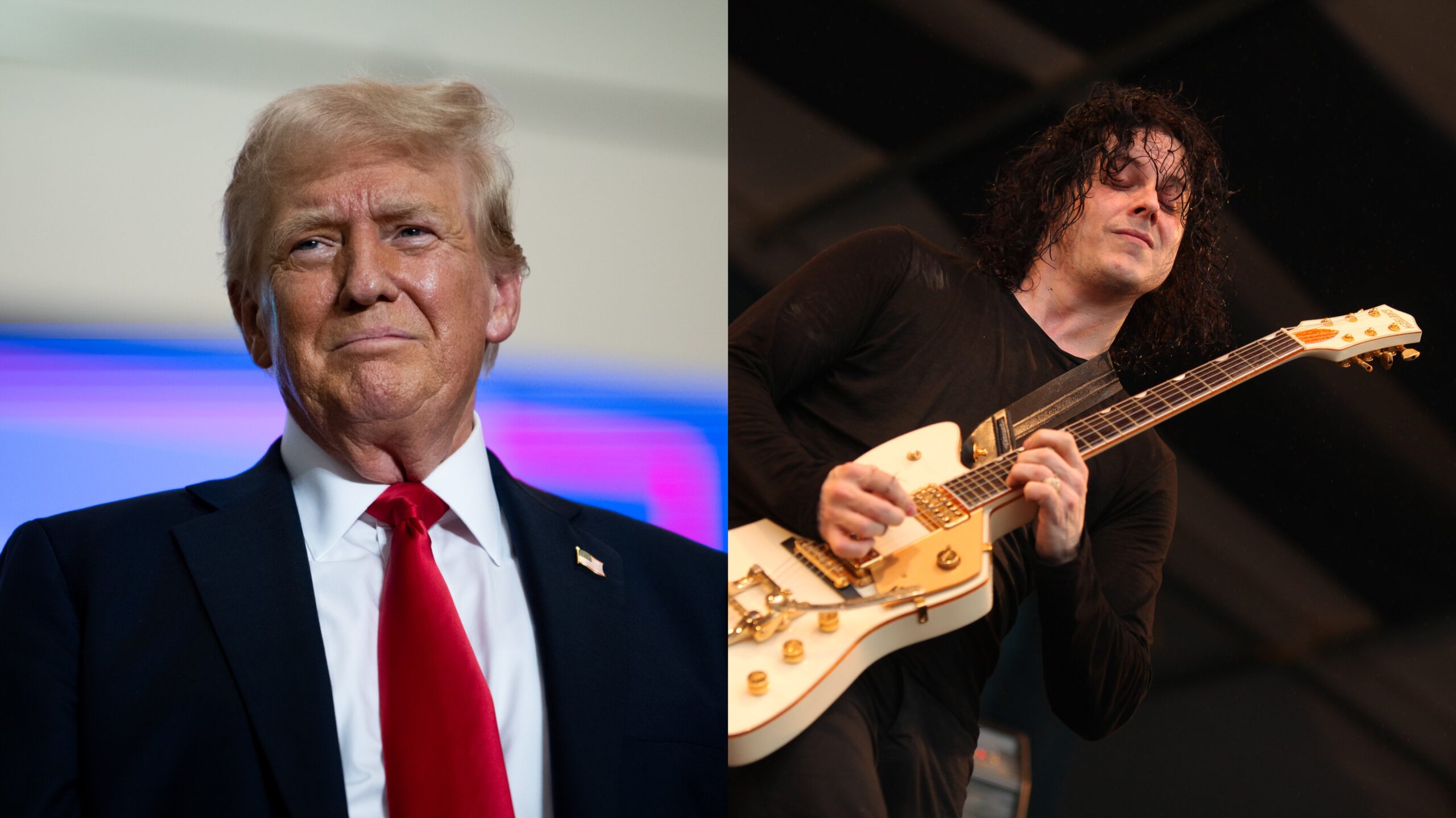 Donald Trump (l.) / Jack White (r.)