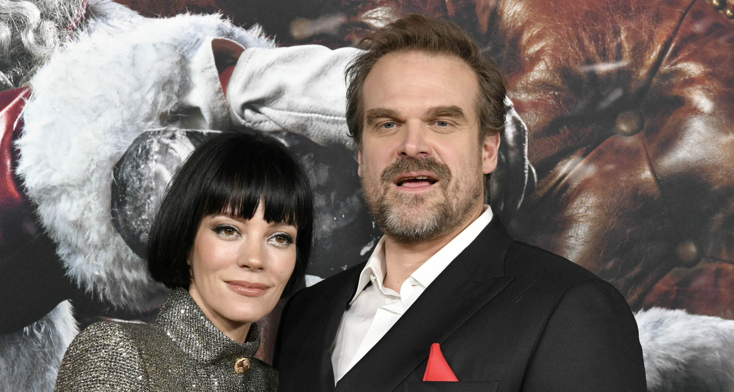 Lily Allen und David Harbour, 2022